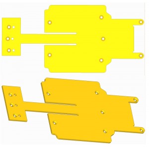 280-4003	GFK plato podvozku M280 hard
