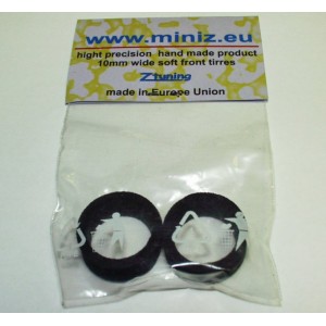 Mechové pneumatiky přední  tvrdé ALSracing (mini-z, Iwaver, M280 aj.)
