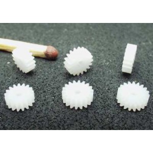 Čelní kolo 18T/2-1,5 modul 0,3mm (osa 1,5mm, šířka 2mm)   