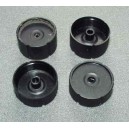 Náboje navlékacích kol pro Xray M18 (tzv. bubínky) (set 4ks)