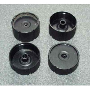 Náboje navlékacích kol pro Xray M18 (tzv. bubínky) (set 4ks)